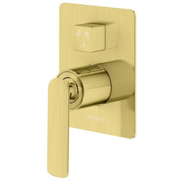Kohlman Experience Brushed Gold podtynkowa bateria wannowo-prysznicowa