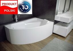 Wanna narożna 170 cm Prawa Rima Besco