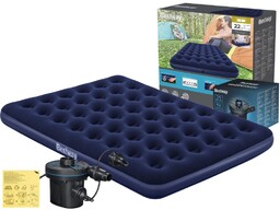 Materac Dmuchany Dwuosobowy 152x203x22 Bestway 67003 + POMPKA