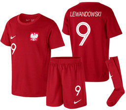 Strój Piłkarski Nike Polska Lewandowski 122-128
