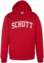 Bluza marki Schott model Sweat à capuche Rouge