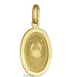Zawieszka złota znak zodiaku Rak pr.585