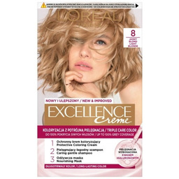 LOREAL Excellence Creme Farba do włosów 8 Jasny