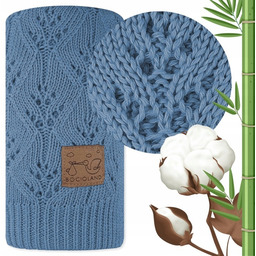 Kocyk Bambusowy Ażurowy niemowlęcy kocyk dla niemowląt Bocioland