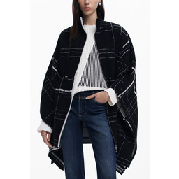 DESIGUAL PONCHO DAMSKI CZARNY