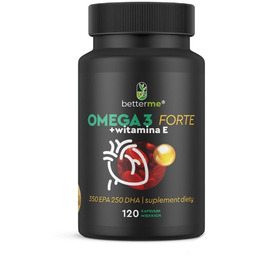BETTERME Omega 3 Forte + Witamina E suplement