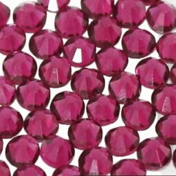 Cyrkonie do paznokci szklane SS5 Fuchsia ok.50 szt