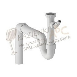 GEBERIT 152.550.11.1 Syfon rurowy do zlewozmywaka, z łącznikiem