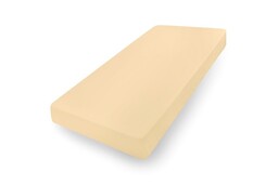 Babymatex Prześcieradło jersey z gumką 60x120 kremowe 04