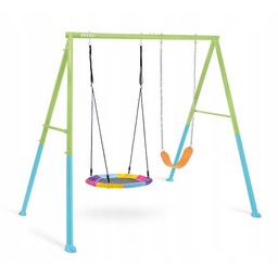 Intex 44125 Huśtawka Ogrodowa 2w1 235x254x200cm Bocianie Gniazdo