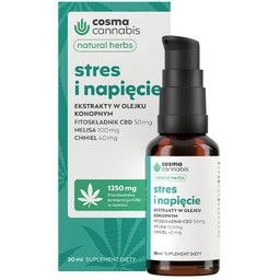 COSMA CANNABIS Natural Herbs ekstrakty w olejku konopnym