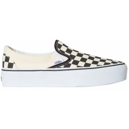 Vans Slip-On Platform buty Checkboard Black White