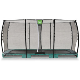 Trampolina naziemna Allure Classic 244x427cm zielona Exit