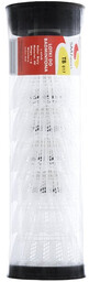 LOTKI DO BADMINTONA TELOON TB017 6SZT. PLASTIKOWE BIAŁE