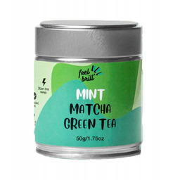 Matcha Feel Brill mielona herbata z miętą 50g