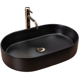 Rea Umywalka nablatowa REA NADIA CZARNA MATOWA