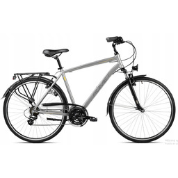 Rower trekkingowy męski Romet Wagant 28 M(19") srebrno-żółty