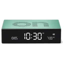 Lexon Flip Premium Mint LR152M1 Mętowy Budzik
