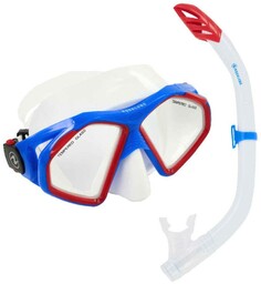 Aqualung maska+fajka Hawkeye Combo SC3974006 blue-red-white S