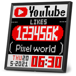 Divoom PIXOO-64 - Wielofunkcyjny wyświetlacz LED 64x64 Smart