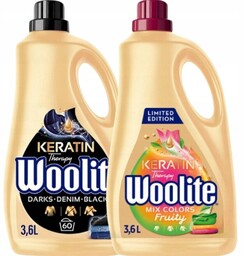 Woolite Fruity Dark Płyn Do Prania Mix 2X3,6L