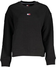 CZARNA BLUZA MĘSKA TOMMY HILFIGER BEZ ZAMKA