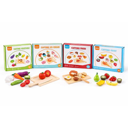 Drewniany Zestaw na Rzepy do Krojenia Śniadanie Owoce