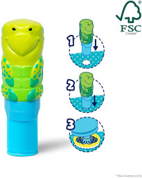 Sticker Wow stempel z naklejkami Żółw 50691 Melissa