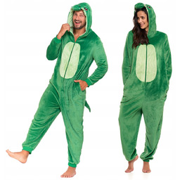 ONESIE Dinozaur Jednoczęściowa Piżama z Kapturem Unisex Kostium