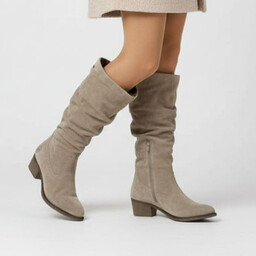 Rieker Beżowe Kozaki Modne Buty Damskie W Stylu