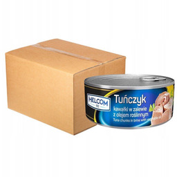 Helcom Tuńczyk kawałki w oleju roślinnym 170g x