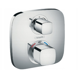 Bateria wannowo-prysznicowa jednouchwytowa ścienna chrom Hansgrohe Ecostat