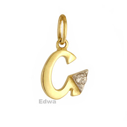 Zawieszka złota literka G pr.585