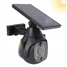 Solarna Atrapa Kamery, Migająca Dioda, Czujnik Ruchu, Led