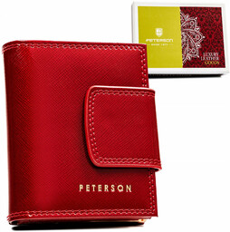Skórzany damski portfel Peterson PTN 42329-SBR