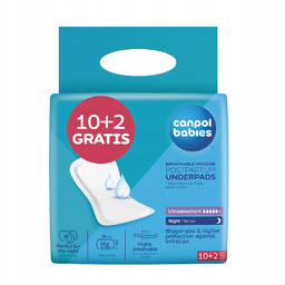 Canpol oddychające podkłady poporodowe Noc 10 szt. 2