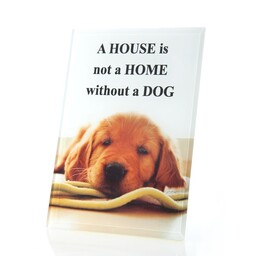 Eurofirany Ramka na zdjęcia 12x1x18 biała pies