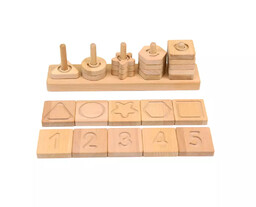 Sensoryczny sorter do rozwoju percepcji dotykowej i wzrokowej