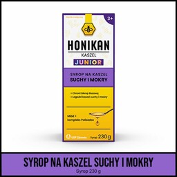 Honikan Kaszel JUNIOR Syrop na kaszel suchy