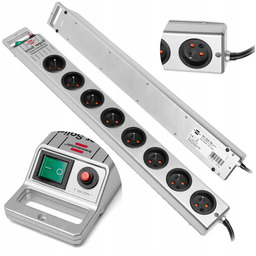 Listwa zasilająca Brennenstuhl Super-Solid z Wyłącznikiem 2,5m 8