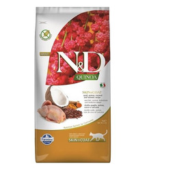 FARMINA N&D Quinoa Cat Skin&Coat quail 5 kg