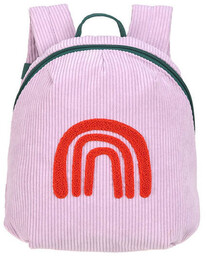 Lassig Plecak mini sztruks Little Gang Rainbow lilac