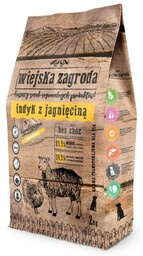 WIEJSKA ZAGRODA Karma dla psa Indyk z Jagnięciną