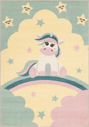 Dywan dziecięcy FD Funky Top Unicorne waniliowy