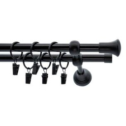 Karnisz kuty 19 mm czarny 2 TRIO 200