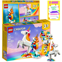 Lego Klocki Zestaw Creator 3W1 - Magiczny Jednorożec,