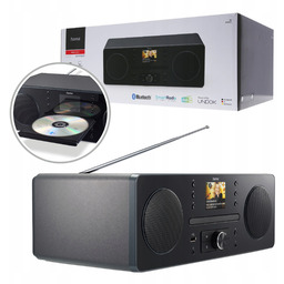 Hama radio cyfrowe DAB+/Internet/CD/Bluetooth RX/App, czarne