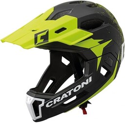Kask rowerowy Cratoni unisex-dla dorosłych, NEG/LIM, 58-61