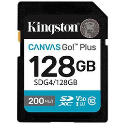 Kingston Karta pamięci SD 128GB Canvas Go Plus