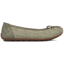 Baleriny Rieker CEO-43850-52 Zielony